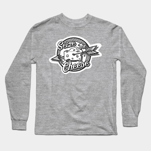 Seize the Cheese Long Sleeve T-Shirt by matiasreba